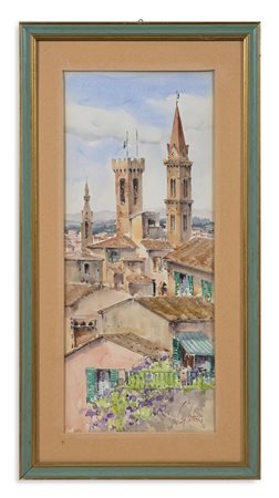 CAPINERI GIUSEPPE (1923 - 1994) - VEDUTA DI FIRENZE .