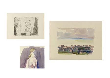 CIARROCCHI ARNOLDO (1916 - 2004) - LOTTO COMPOSTO DA N. 3 OPERE .