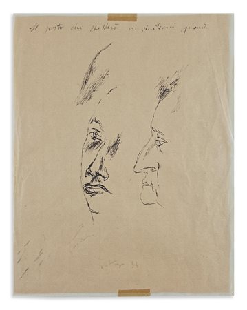 GUTTUSO RENATO (1912 - 1987) - SENZA TITOLO .