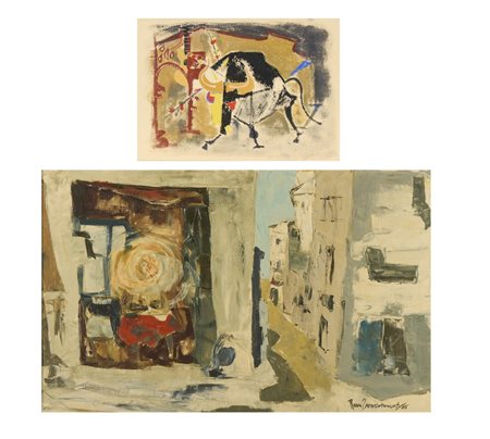 ZAPHIROPULOS RENN (1925 - 2013) - LOTTO COMPOSTO DA N. 2 OPERE.