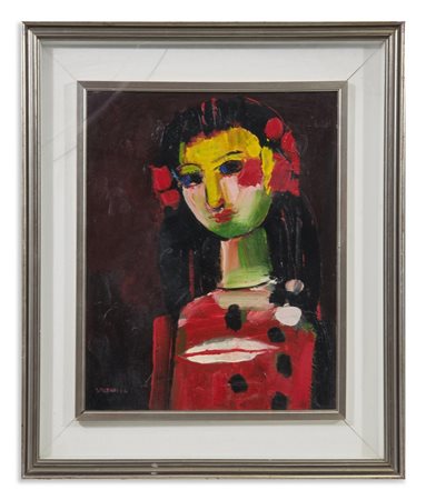SPREAFICO LEONARDO (1907 - 1974) - BUSTO DI DONNA.