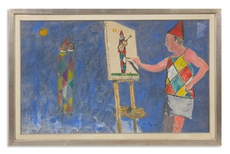 POZZI WALTER (1911 - 1989) - OMAGGIO A PICASSO.