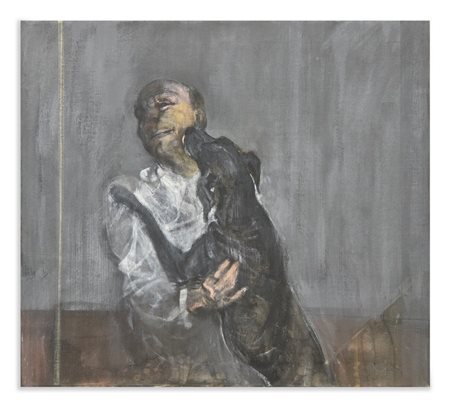 SUGHI ALBERTO (1928 - 2012) - UOMO E CANE .