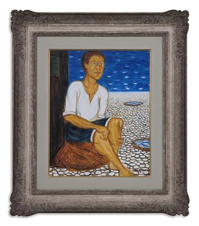 MIGNECO GIUSEPPE (1908 - 1997) - PESCATORE.