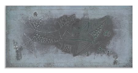 MASTROIANNI UMBERTO (1910 - 1998) - COMPOSIZIONE IN NERO E VERDE.