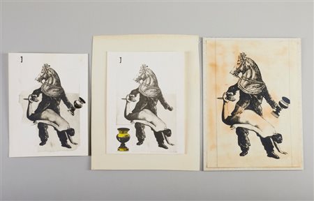 RUBINO GIOVANNI  (n. 1938) - CAVALLO DI COPPE.