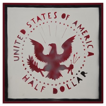 ANGELI FRANCO (1935 - 1988) - HALF DOLLAR (ANTIPITTURA) (ANNI '80).