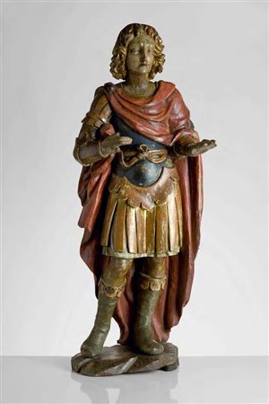 Scuola dell’Italia Settentrionale del XVI secolo SAN VITTORE scultura in...