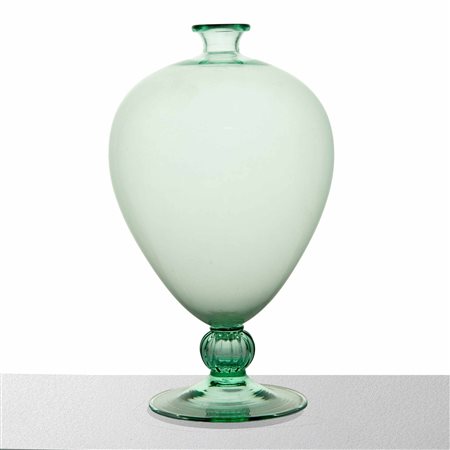 Vittorio Zecchin per Venini - Vaso Veronese in vetro di Murano verde, '80