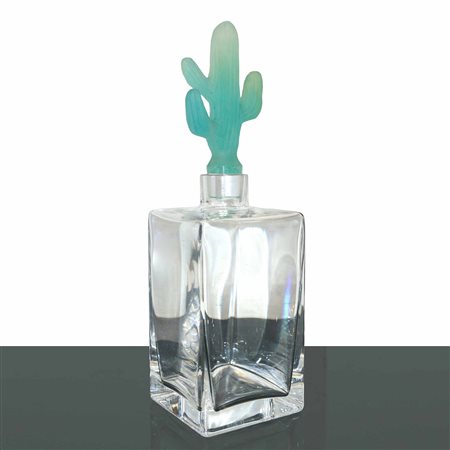 Joseph Hilton McConnico per Daum France - Caraffa da wisky  in cristallo modello cactus