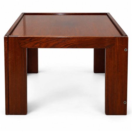 Afra e Tobia Scarpa  per Cassina - Tavolo da caffè quadrato in legno modello 711