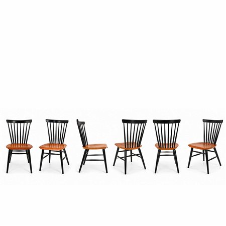 Ilmari  Tapiovaara (Helsinki 1914 - 1999)  - N°6 Sedie scandinave