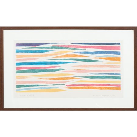 PIERO DORAZIO, Litografia a colori