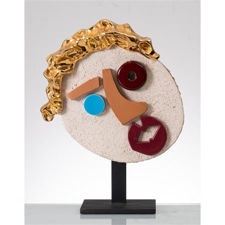 ENRICO BAJ, Scultura in materiali misti