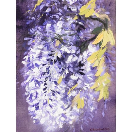 GIANCARLO CAZZANIGA, Olio su tela