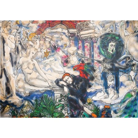 CARLO HOLLESCH, Olio su tela