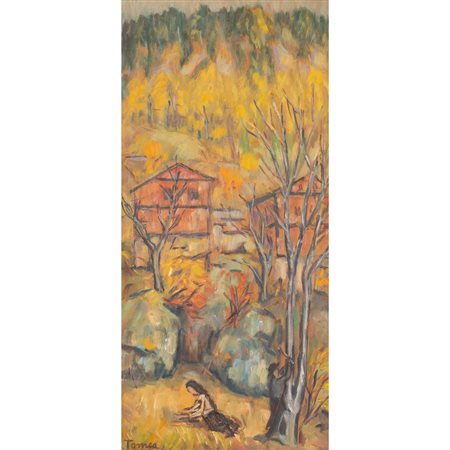 FIORENZO TOMEA, Olio su tavola