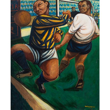 GIUSEPPE MIGNECO, Olio su tela
