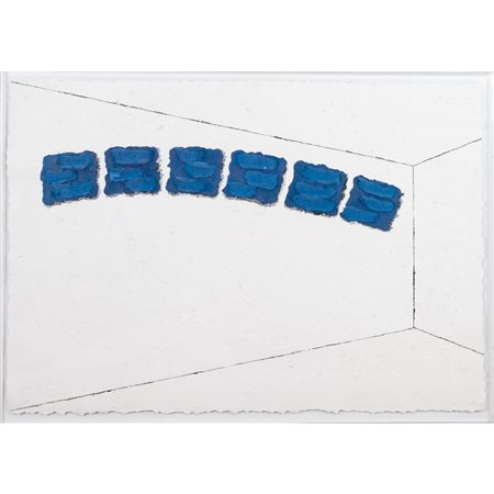 PINO PINELLI, Tecnica mista su carta