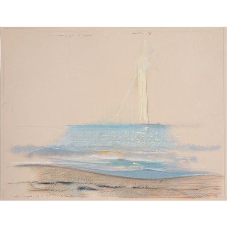 PIERO GUCCIONE, Pastello su carta