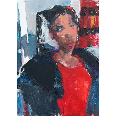 SANDRO TROTTI, Olio su tela
