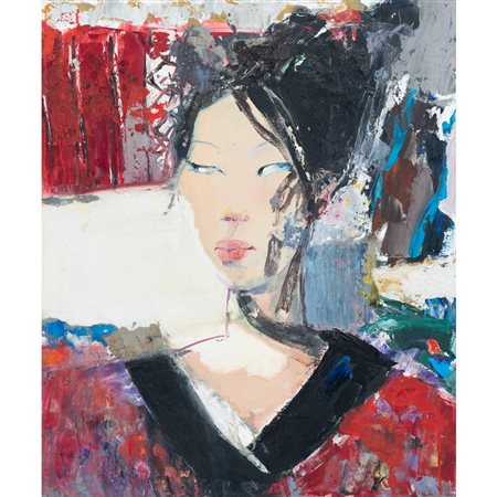 SANDRO TROTTI, Olio su tela