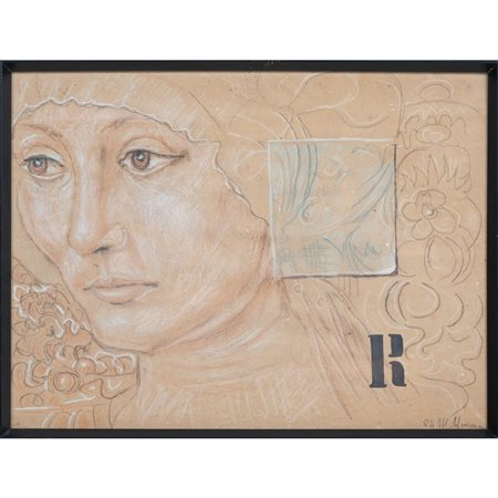 PITTORE DEL XX SECOLO, Tempera su cartone