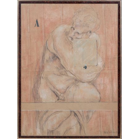 PITTORE DEL XX SECOLO, Tempera su cartone