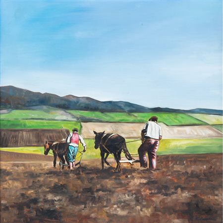 GIANNI ROLANDI, Olio su tavola