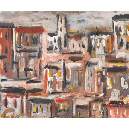 PITTORE DEL XX SECOLO, Olio su tela