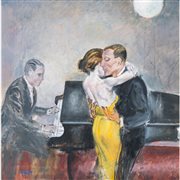 ALBERTO SUGHI, Olio su tela