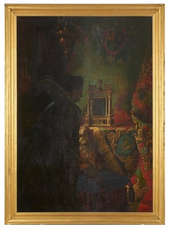 Ignoto del secolo XIX

"Maria de Medici" 
olio su tela (cm 163x120)
monogrammat