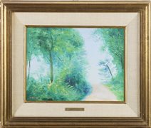Umberto Lilloni "Pomeriggio" 1967
olio su tela (cm 30x40)
firmato in basso a sin