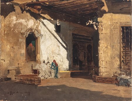 Scuola del secolo XIX - Scena orientalista