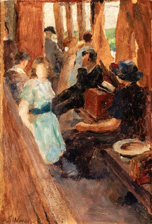 Stefano Novo (Cavarzere 1862 - 1947)  - Figure, 1921