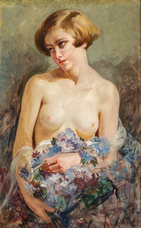 Scuola del secolo XX - Nudo femminile
