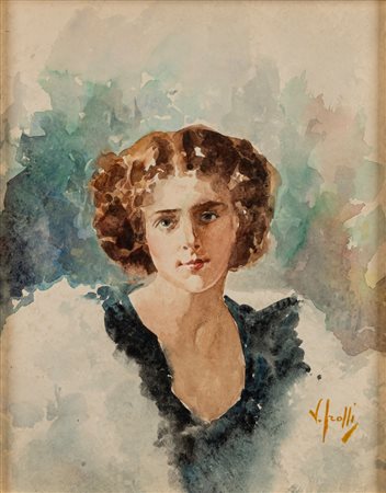 Vincenzo Irolli (1860 - 1949)  - Fanciulla