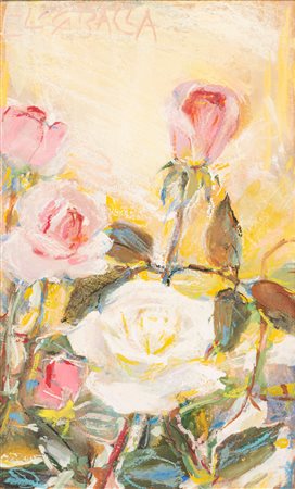 Elica Balla (Roma 1914 - 1993)  - Rosa bianca