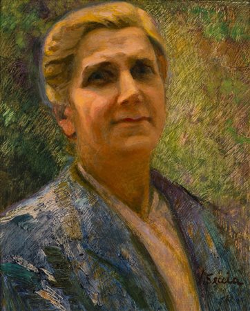 Vanda Seccia (Roma 1913 - ? dopo il 1998)  - La giacca blu