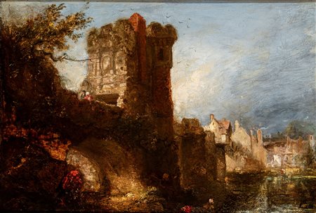 Scuola inglese, secolo XIX - Shrewsbury, Old St George's Bridge