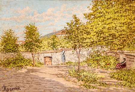 Enrico Reycend (Torino 1855 - 1928)  - Gaiezze estive