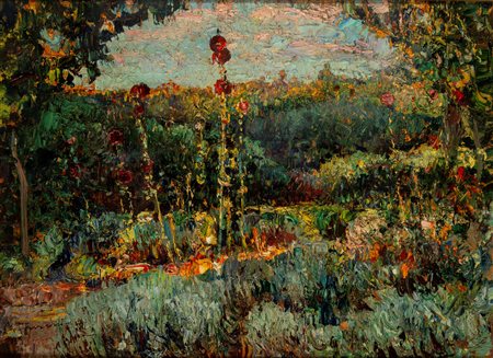 Andrea Tavernier (Torino 1858 - Grottaferrata 1932)  - Giardino