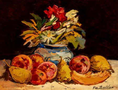 Giovanni Bartolena (Livorno 1866 - 1942)  - Natura morta