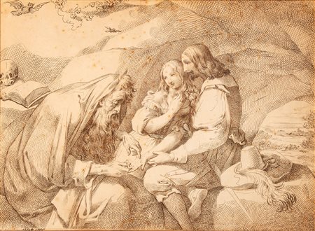 Giuseppe Bezzuoli (Firenze 1784 - 1855)  - La buona ventura