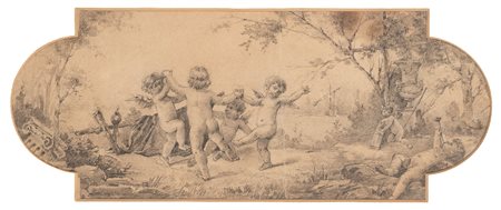 Scuola veneta, secolo XIX - Gioco di putti