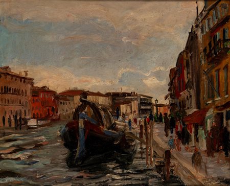 Donato Frisia (Merate 1883 - 1953)  - Canal Grande, 1926