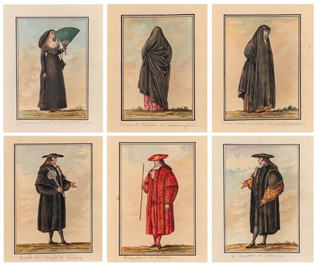 Scuola siciliana, fine XVIII - inizi XIX secolo - Costumi siciliani