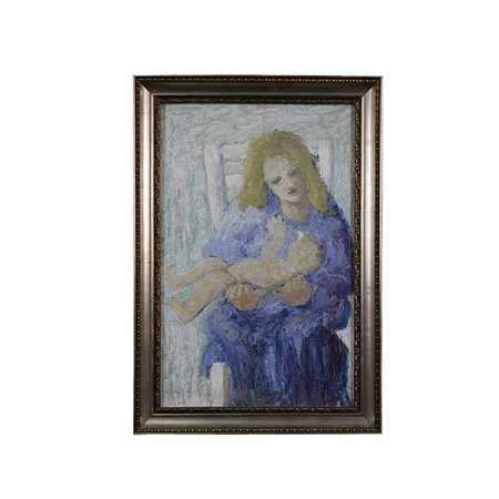 DIPINTO OLIO SU CARTONCINO