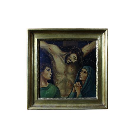 OLIO SU LASTRA DI METALLO