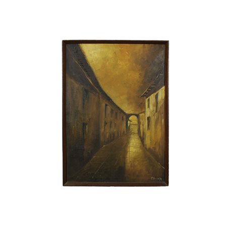 SUGGESTIVO OLIO SU TELA